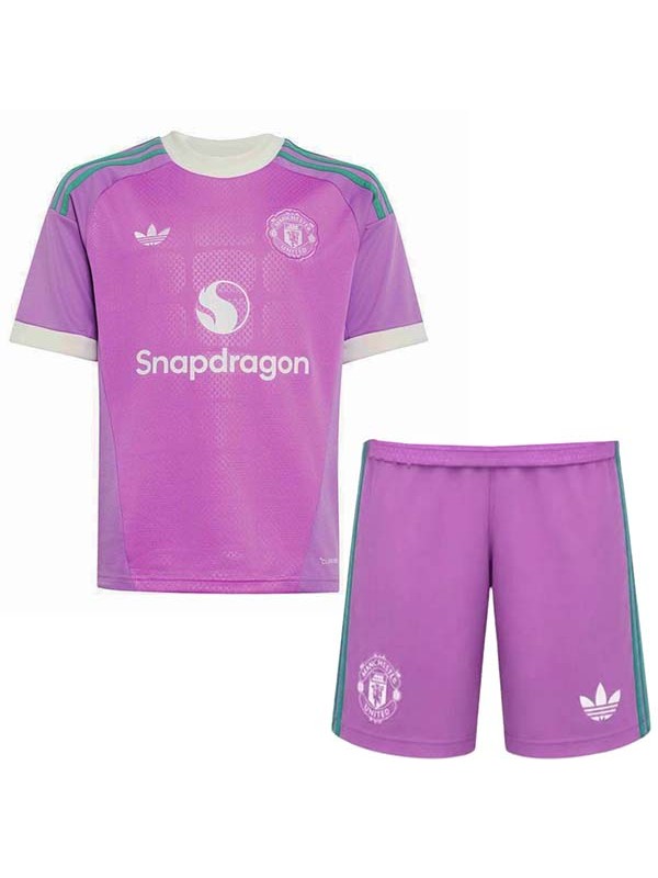 Manchester united goalkeeper away kids kit childrens jersey 2026-2027